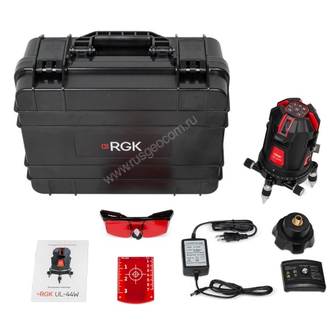 RGK UL-44W Black - лазерный уровень 360° с сервоприводом фото 8