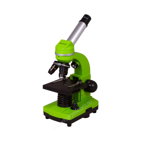 Bresser Junior Biolux SEL 40–1600x, зеленый - школьный микроскоп фото 1