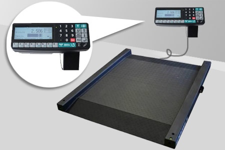 4D-LM-10/10-1000-RA (накатные) - Промышленные электронные платформенные весы с 4 датчиками фото 1