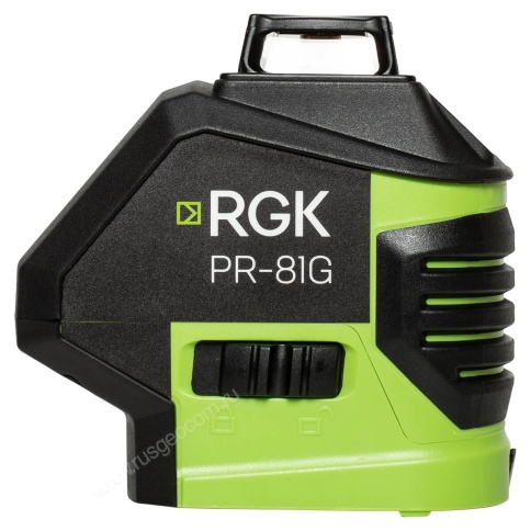 RGK PR-81G + штатив - лазерный уровень с зеленым лучом фото 4