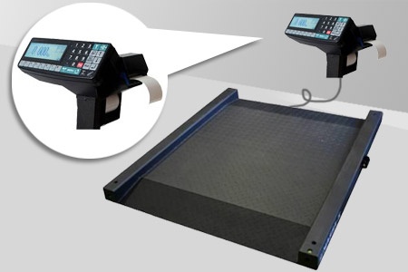 4D-LM-10/10-1000-RP с печатью этикеток (накатные) - Промышленные электронные платформенные весы с 4 датчиками фото 1