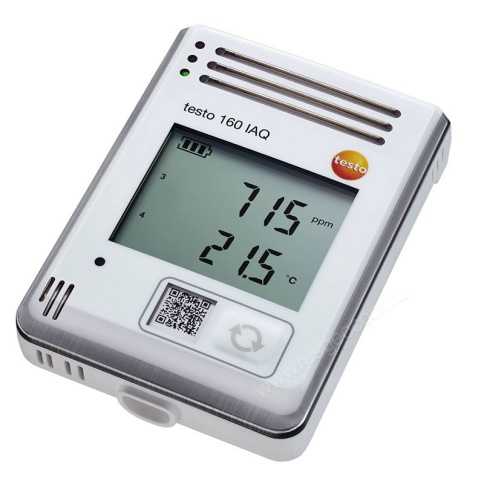 Testo 160 IAQ - WiFi-логгер данных с встроенными сенсорами температуры, влажности, CO2 и атмосферного давления фото 1