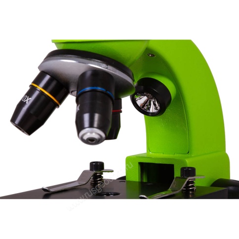 Bresser Junior Biolux SEL 40–1600x, зеленый - школьный микроскоп фото 7