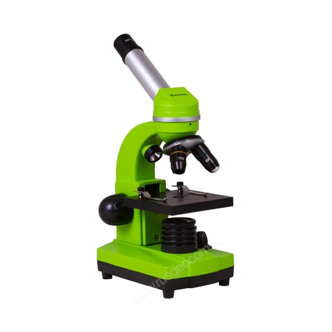 Bresser Junior Biolux SEL 40–1600x, зеленый - школьный микроскоп фото 2