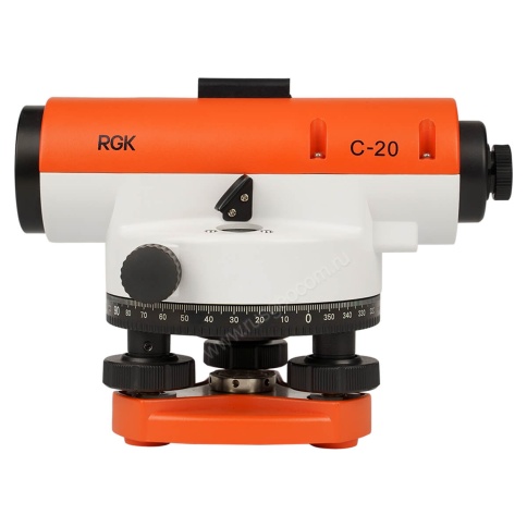 RGK C-20 + штатив, рейка - оптический нивелир с поверкой фото 3
