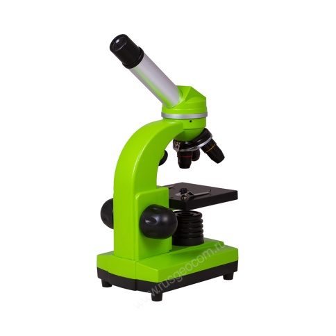 Bresser Junior Biolux SEL 40–1600x, зеленый - школьный микроскоп фото 6