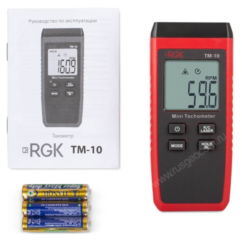 Бесконтактный тахометр RGK TM-10 фото 4