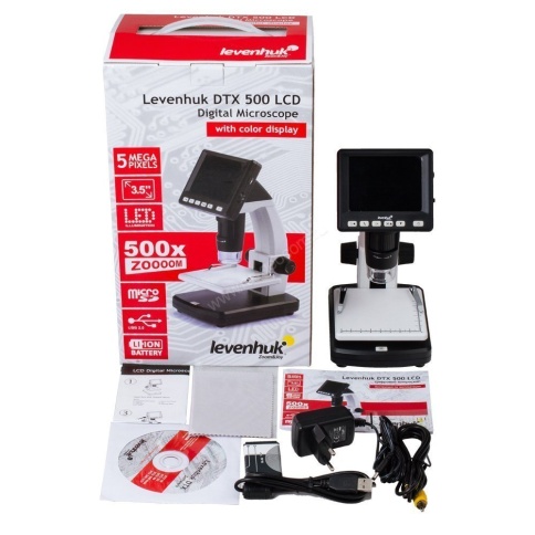 Levenhuk DTX 500 LCD - цифровой микроскоп фото 4