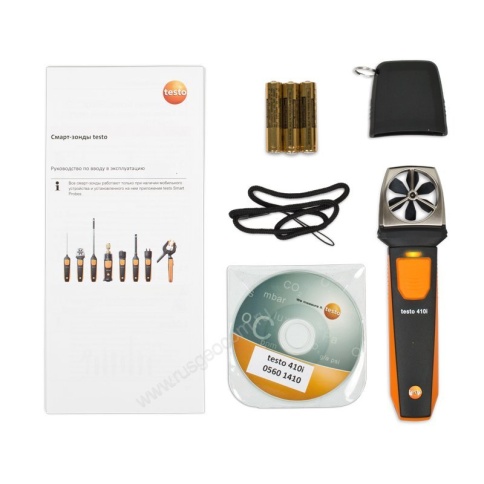 Testo 410i - смарт-зонд анемометр с крыльчаткой фото 3