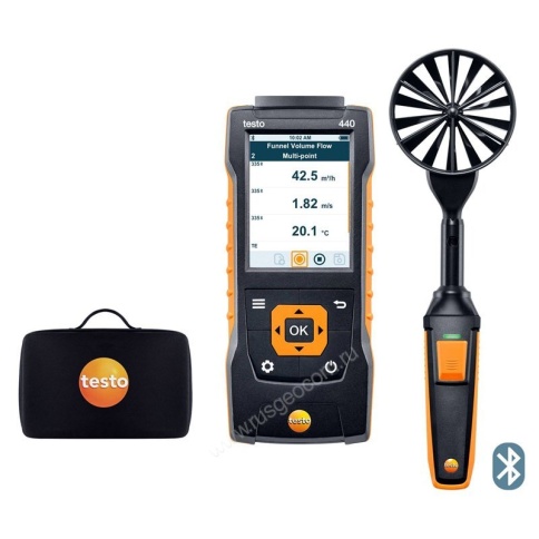 Testo 440. Комплект с Bluetooth крыльчаткой 100мм и кейсом фото 1