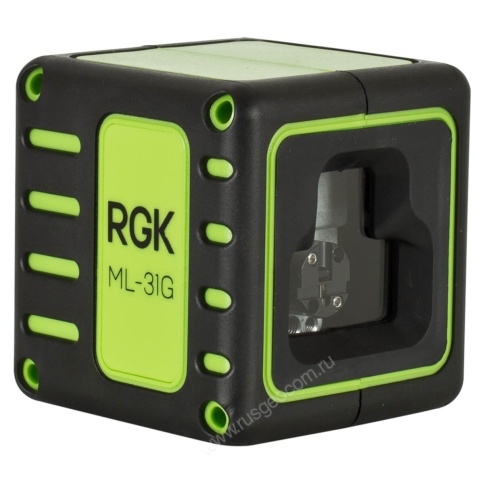 Лазерный уровень mini cube с зеленым лучом RGK ML-31G фото 1