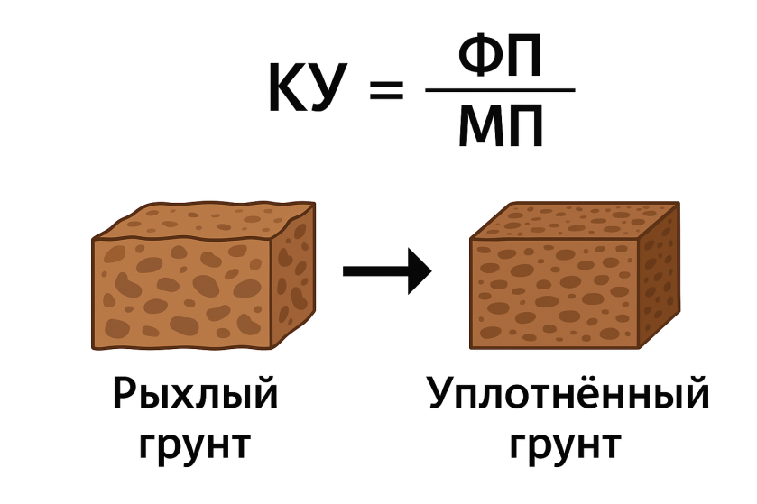 Коэффициент уплотнения грунта: определение, методы и нормативы