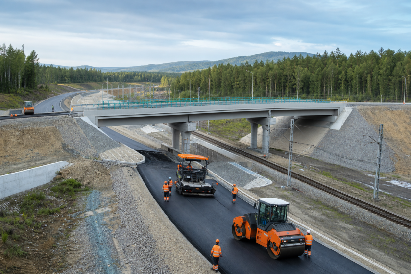 На А-370 «Уссури» открыли новый путепровод через Транссиб